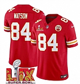 Men & Women & Youth Kansas City Chiefs #84 Justin Watson Red 2025 Super Bowl LIX Patch F.U.S.E. Vapor Limited Stitched Jersey,baseball caps,new era cap wholesale,wholesale hats